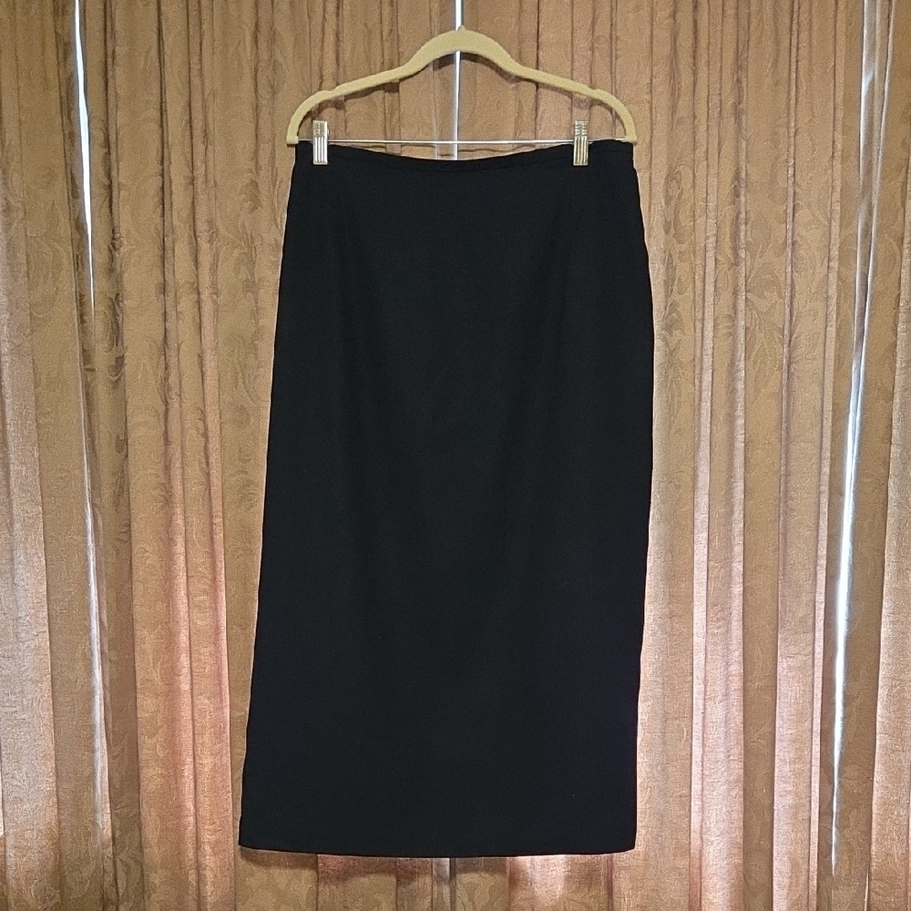 Evan Picone Plus Size Black Skirt